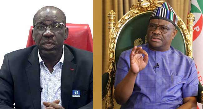 'False, Mischievous' - Obaseki Denies Making Comments On Wike