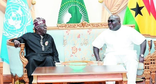 Tinubu Arrives In Ghana For John Mahama’s Inauguration