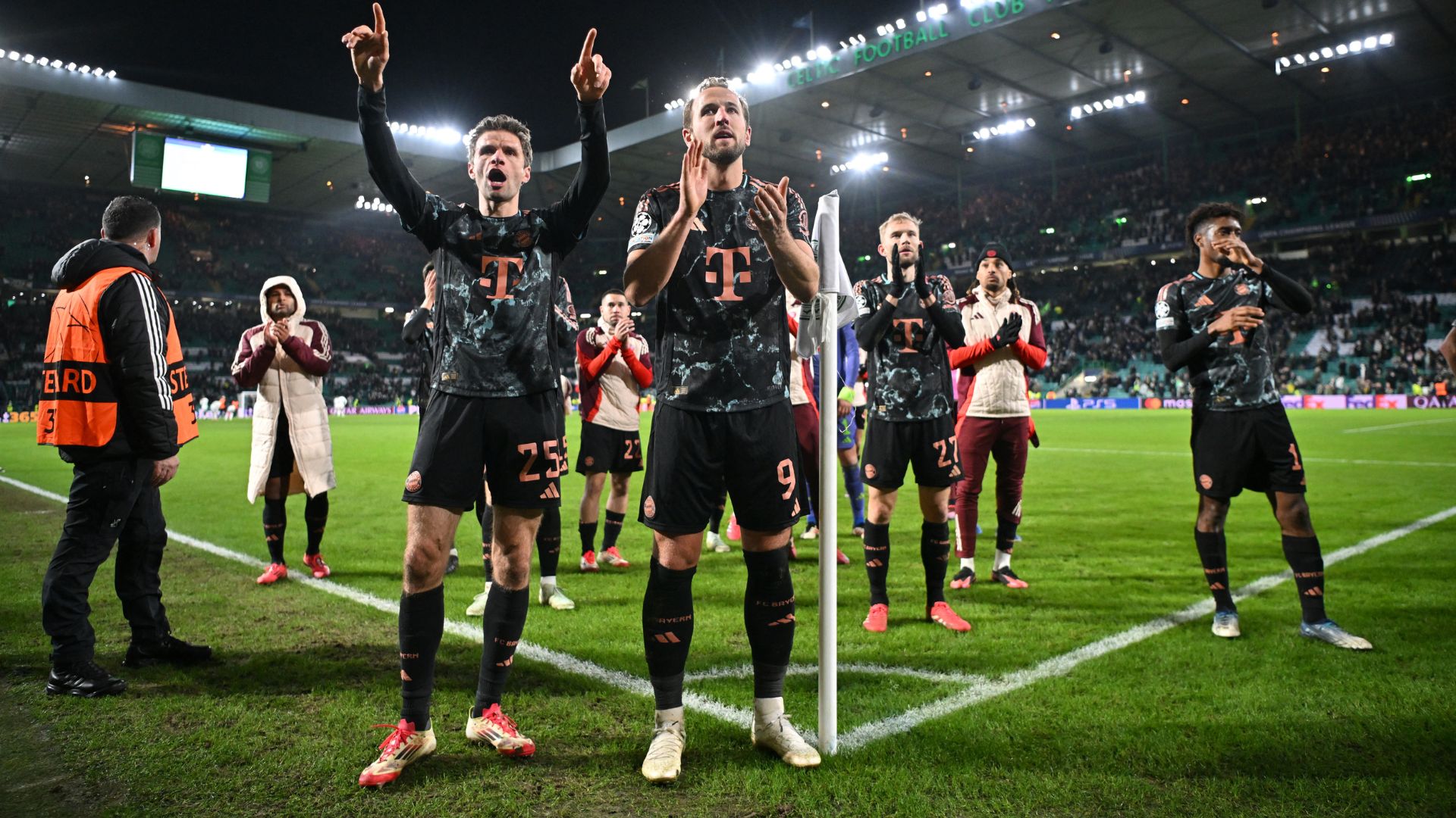 Champions League LIVE RESULTS: Kane scores as Bayern beat Celtic, Milan lose to Feyenoord, Monaco win away at Benfica