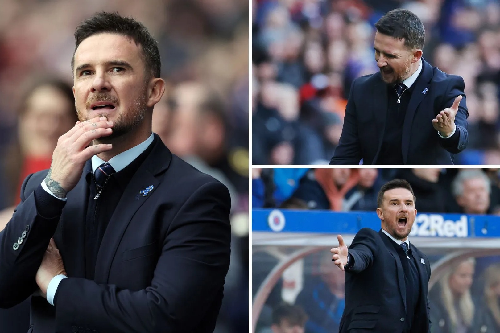 Barry Ferguson in pictures as Rangers interim boss goes through the wringer with Motherwell spoiling Ibrox bow