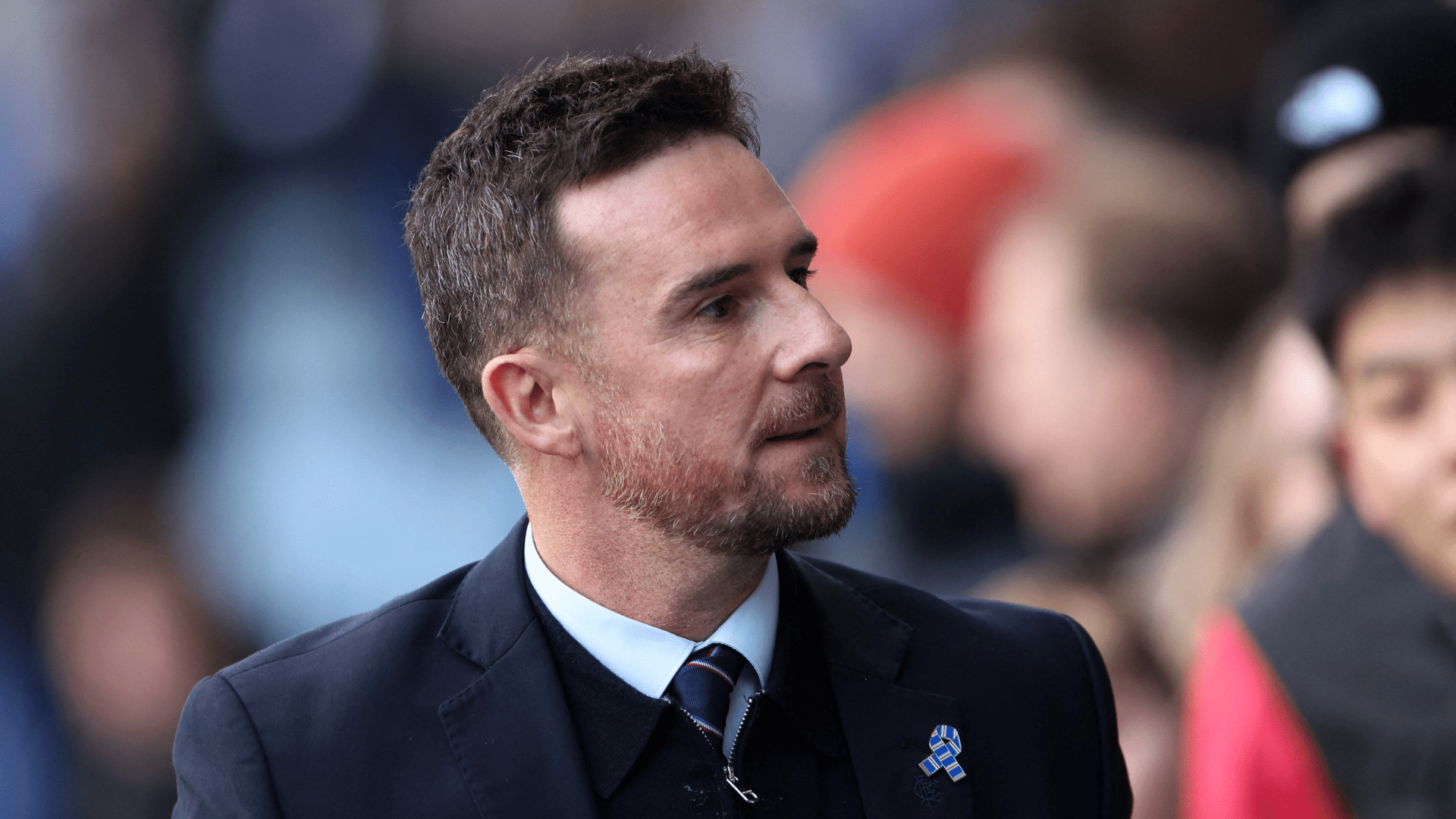 Rangers boss Barry Ferguson can't resist killer quip as Armed Forces personnel serenade him on his Ibrox bow